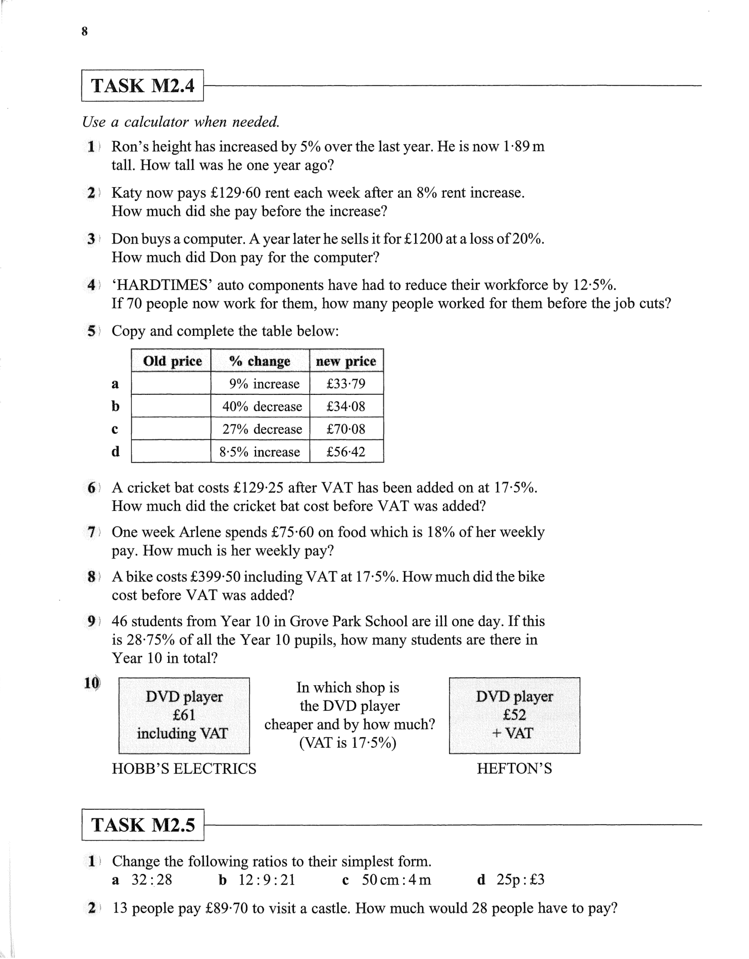 Essential Mathematics for GCSE - Higher - Homework Book